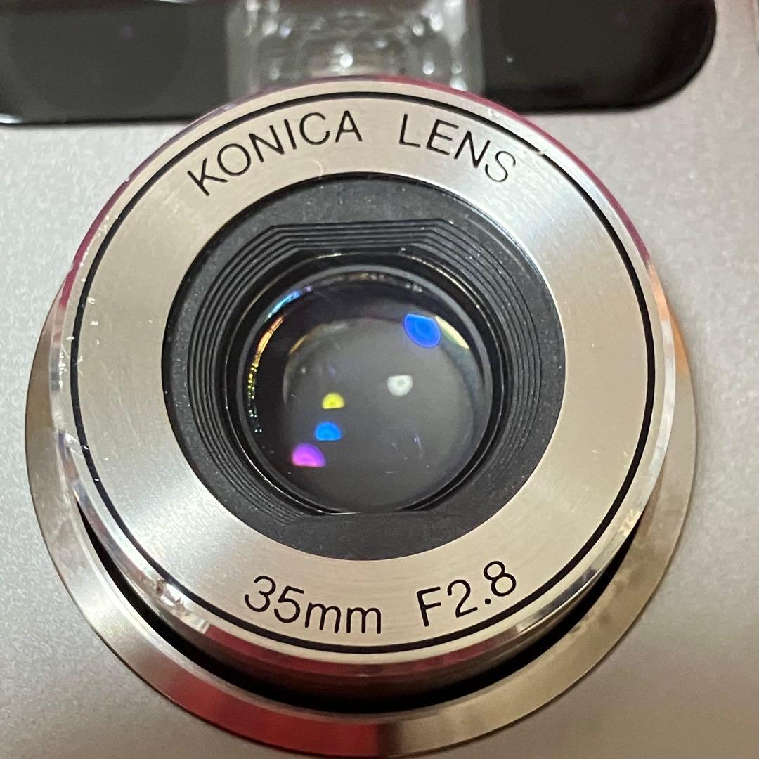 Konica BIG mini F シルバー 中古 傷 凹みあり