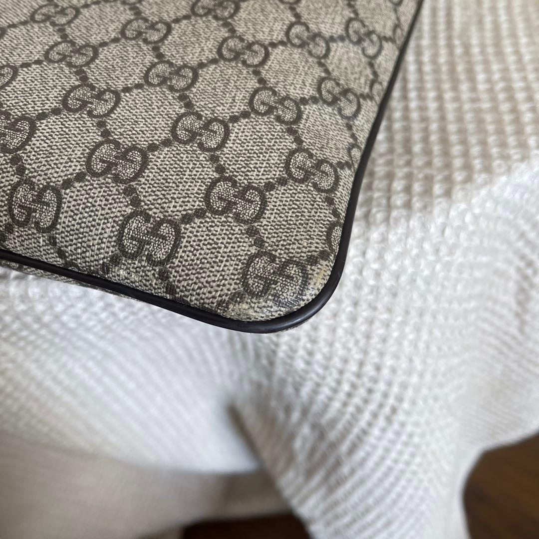 ◇ 美品 GUCCI グッチ ショルダーバッグ GGスプリーム×レザー ◇