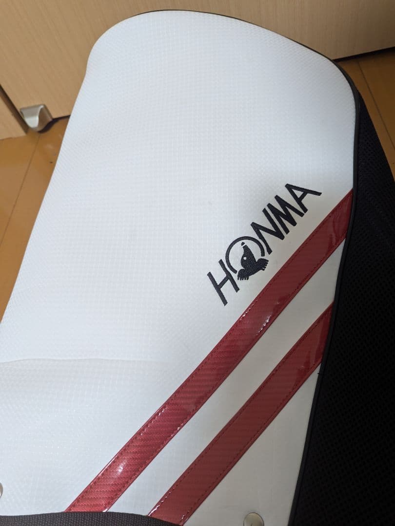 HONMA キャディバッグ ホワイト/レッド/ブルー