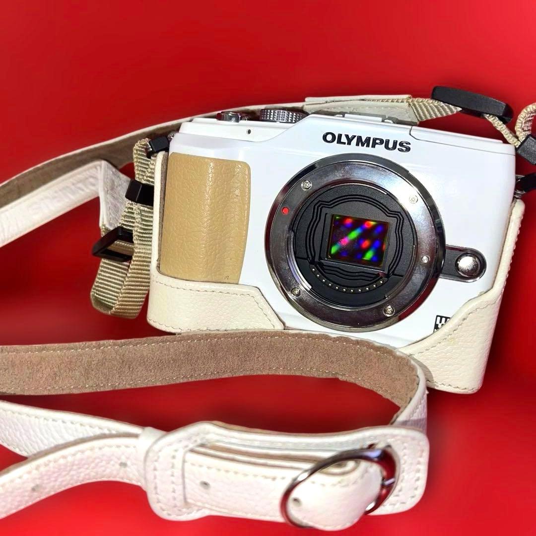 OLYMPUS PEN E-PL2ミラーレス一眼デジカメ⭐美品・望遠レンズ他付⭐️