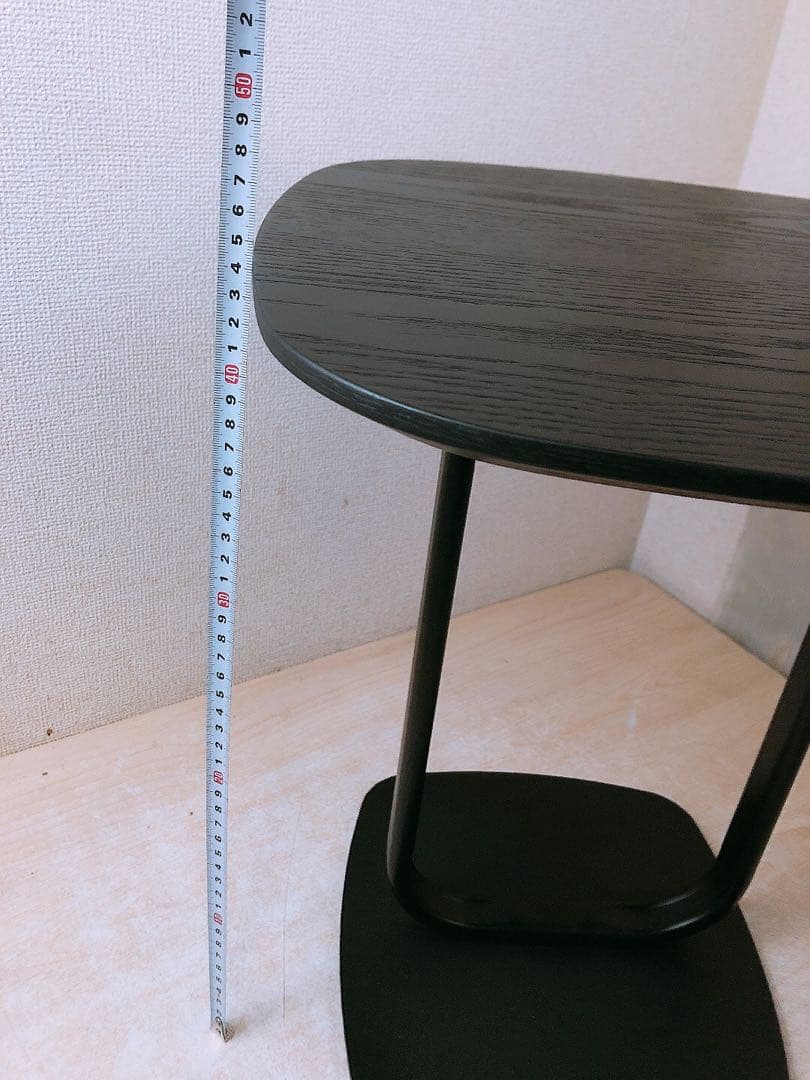 ⑫未使用★東谷 サイドテーブル ブラック TEC-84BK 机 インテリア家具