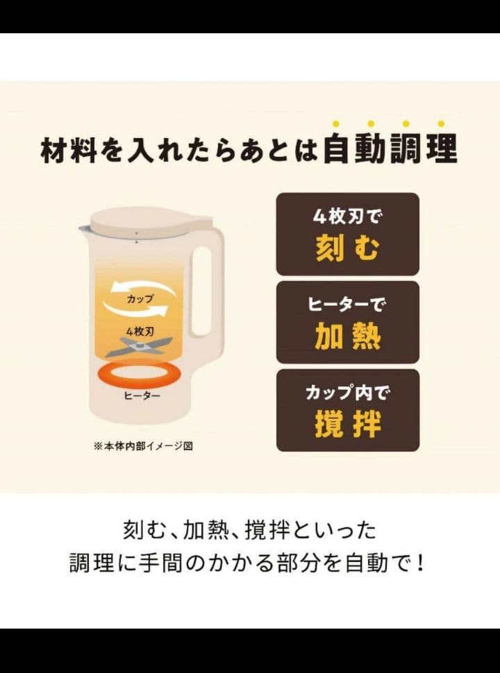 récolte 自動調理ポット RSY-2(W) クリームホワイト