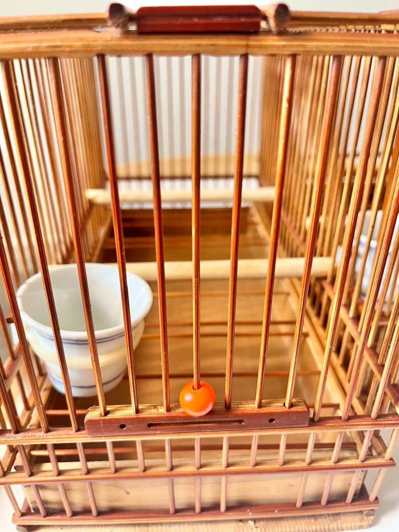 山一竹籠　メジロ籠