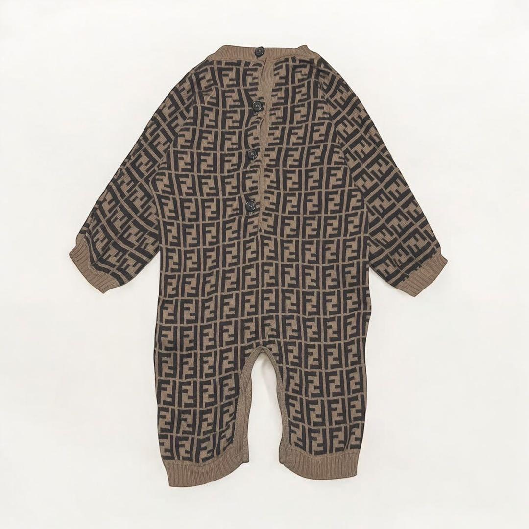 FENDI フェンディ ロンパース ズッカ 総柄 1M カシミヤ混