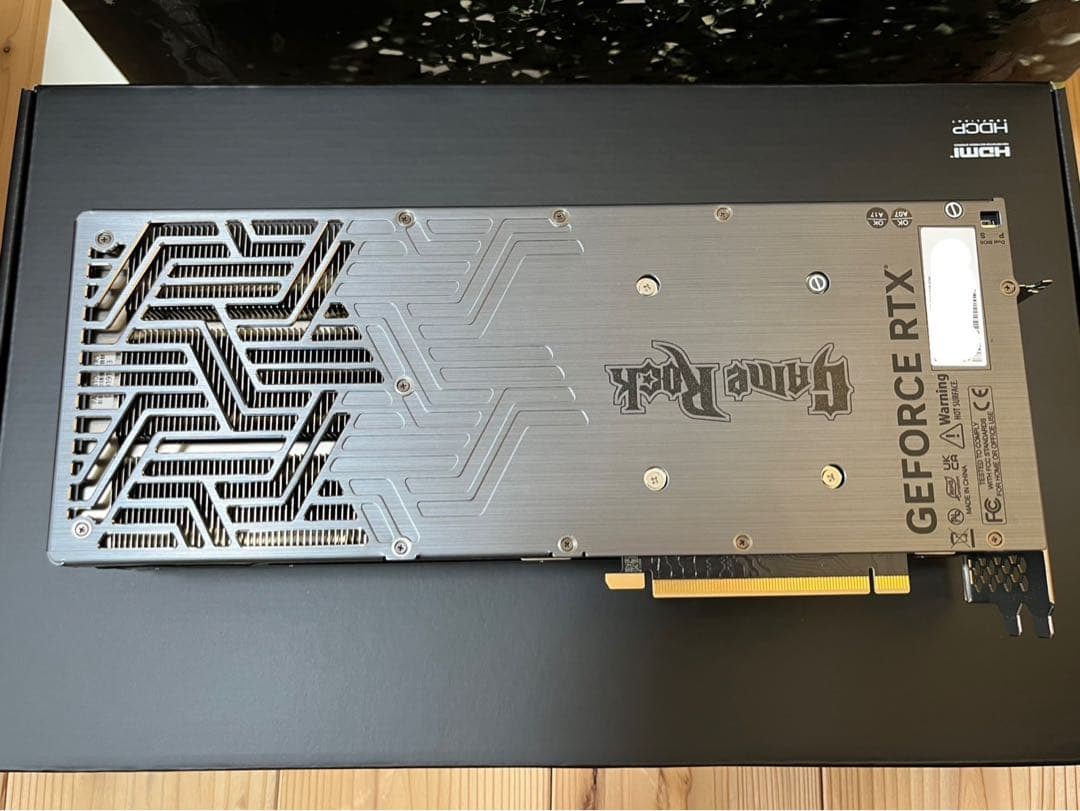 【美品】Palit GeForce RTX4090 Game Rock
