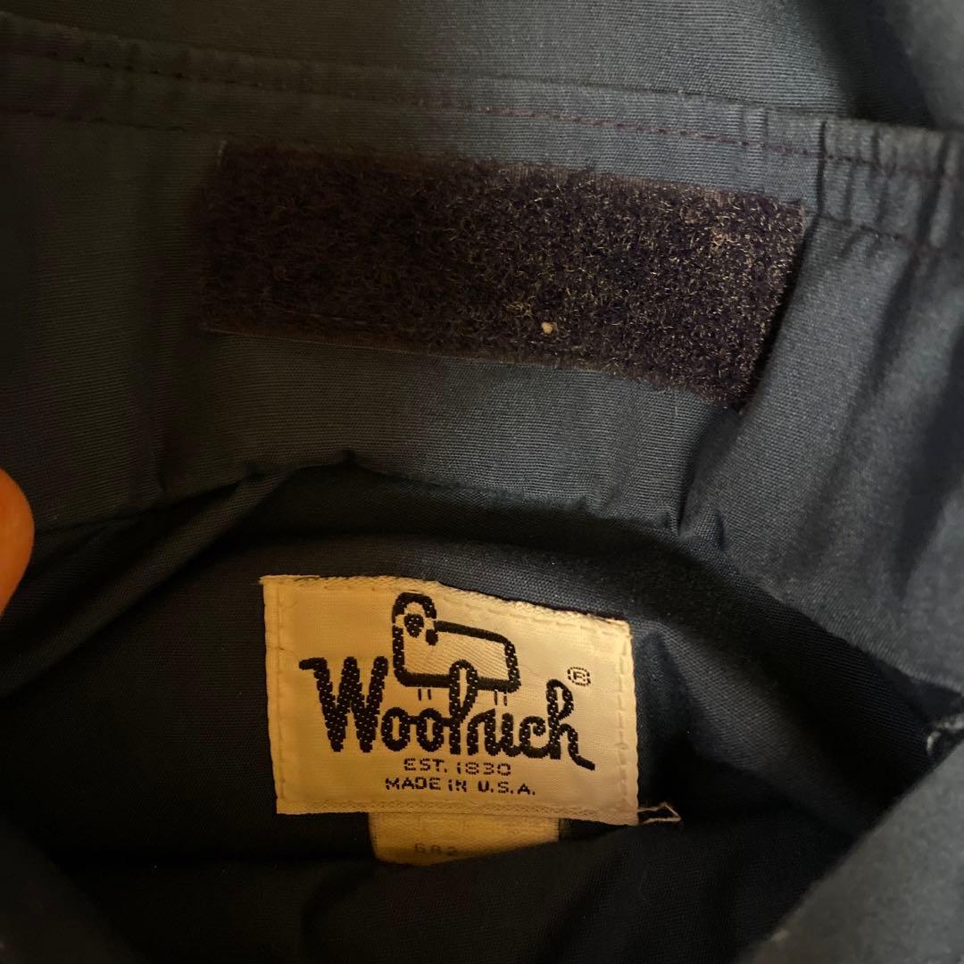 Woolrich ネイビー ベスト リバーシブル