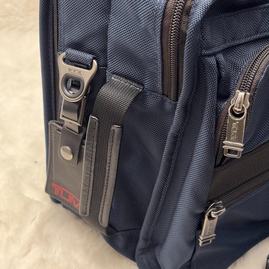 美品✨希少✨3way TUMI ビジネスバッグ リュック ネイビー×黒