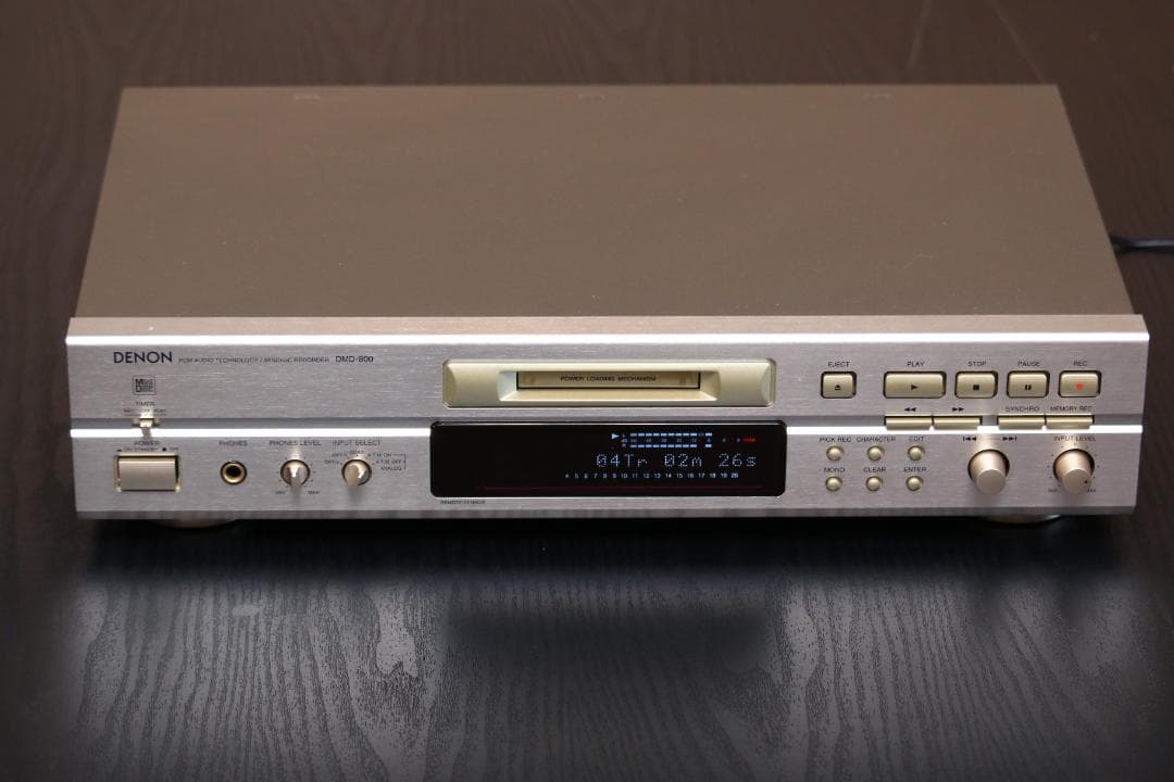DENON DMD-800 MDデッキ　MDプレーヤー/レコーダー　 日本製②