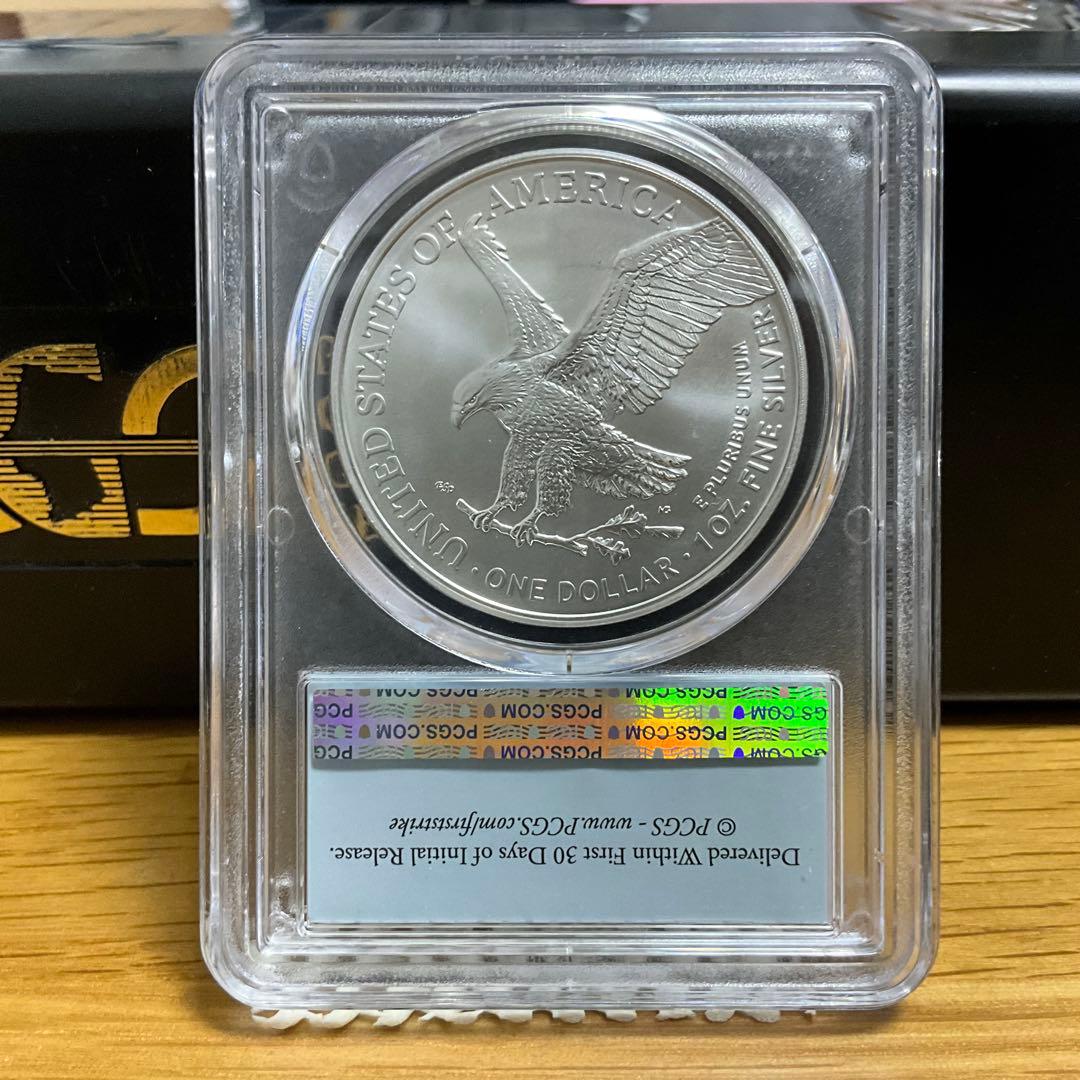 【新品】Silver Eagleイーグル銀貨2022 PCGS MS70