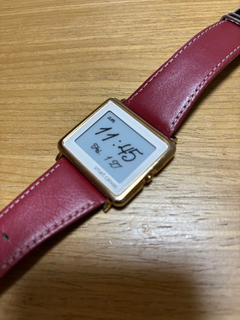 【廃盤スマートキャンバス】ムーミン 赤い時計 貴重