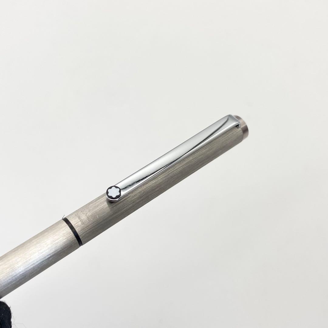 【美品】MONTBLANC・モンブラン・ボールペン・2色・シルバー・ヘアライン