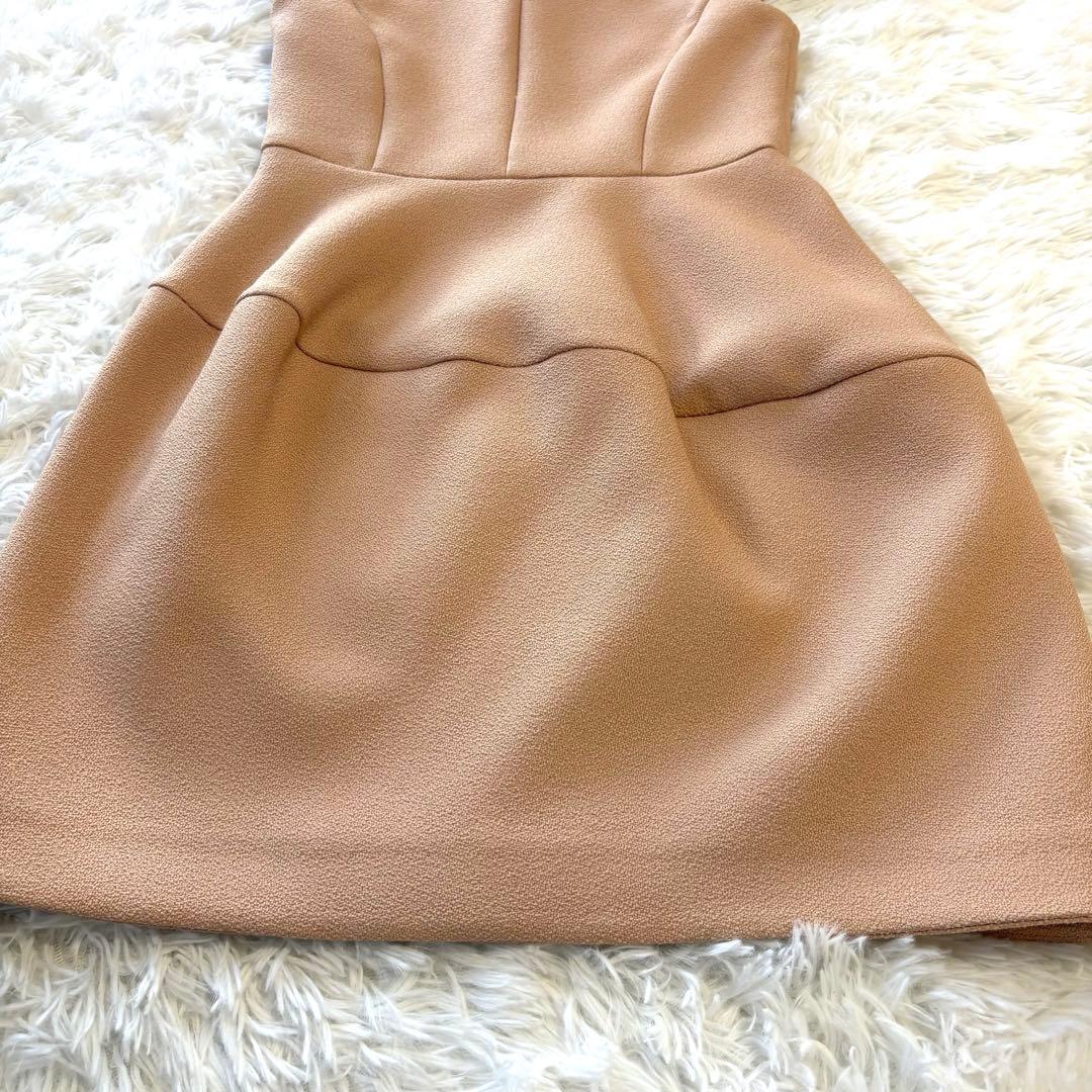 LilyM✨ヨーコチャン フレンチスリーブ 膝丈ワンピース ドレス