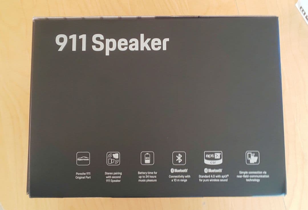 ポルシェ デザイン 純正 911 GT3speaker Black（新品未開封）