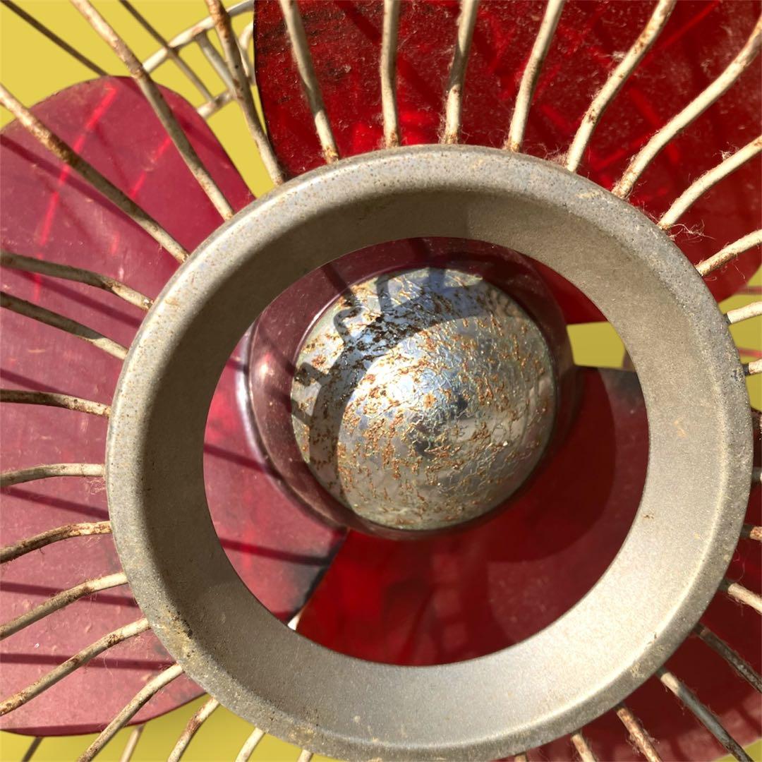 昭和レトロ 卓上扇風機 ナショナル F-20FL アンティーク 羽根経20cm