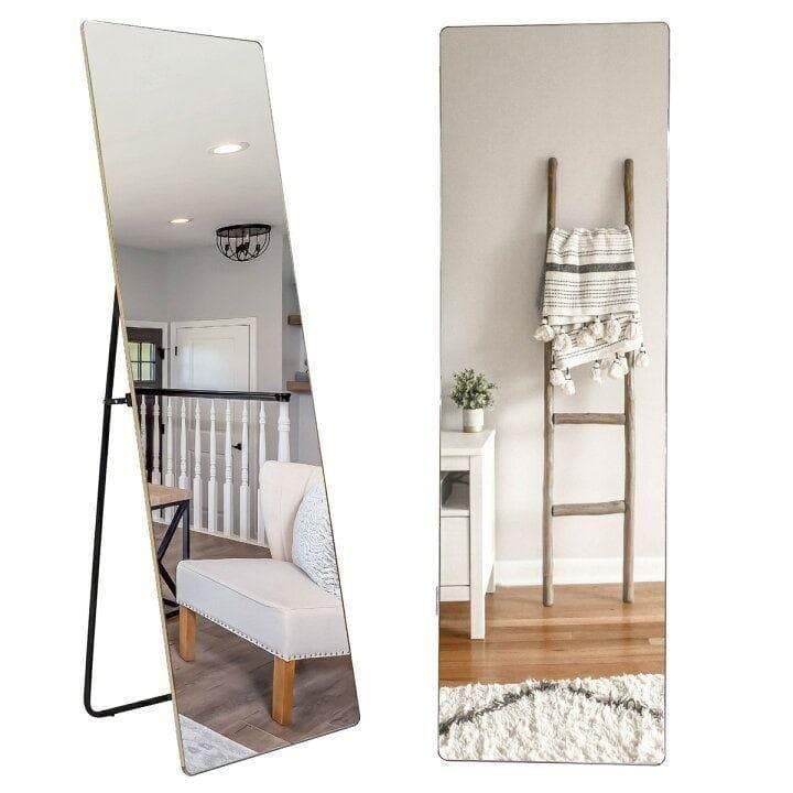 スタンドミラー 壁掛け 全身 鏡 姿見鏡 150cmx40cm 1520-2