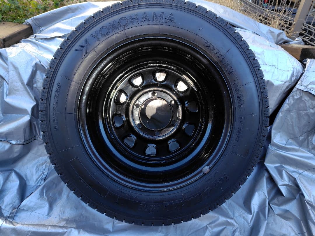 ハイエース/カムロード 16インチ鉄ホイール＋ヨコハマスタッドレス 4本セット