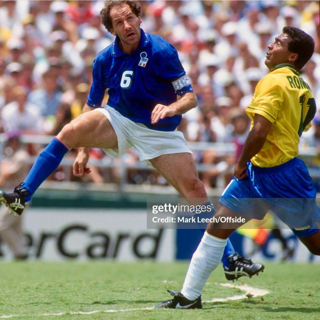 【当時のオリジナル！】イタリア代表 /バレージ/H/94年Wモデル