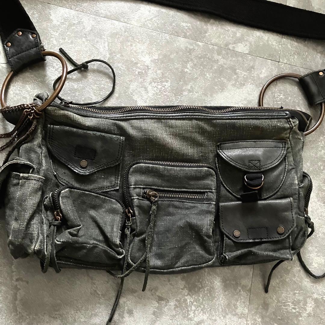 バッグ 90s00s diesel multi-pocket shoulder bag
