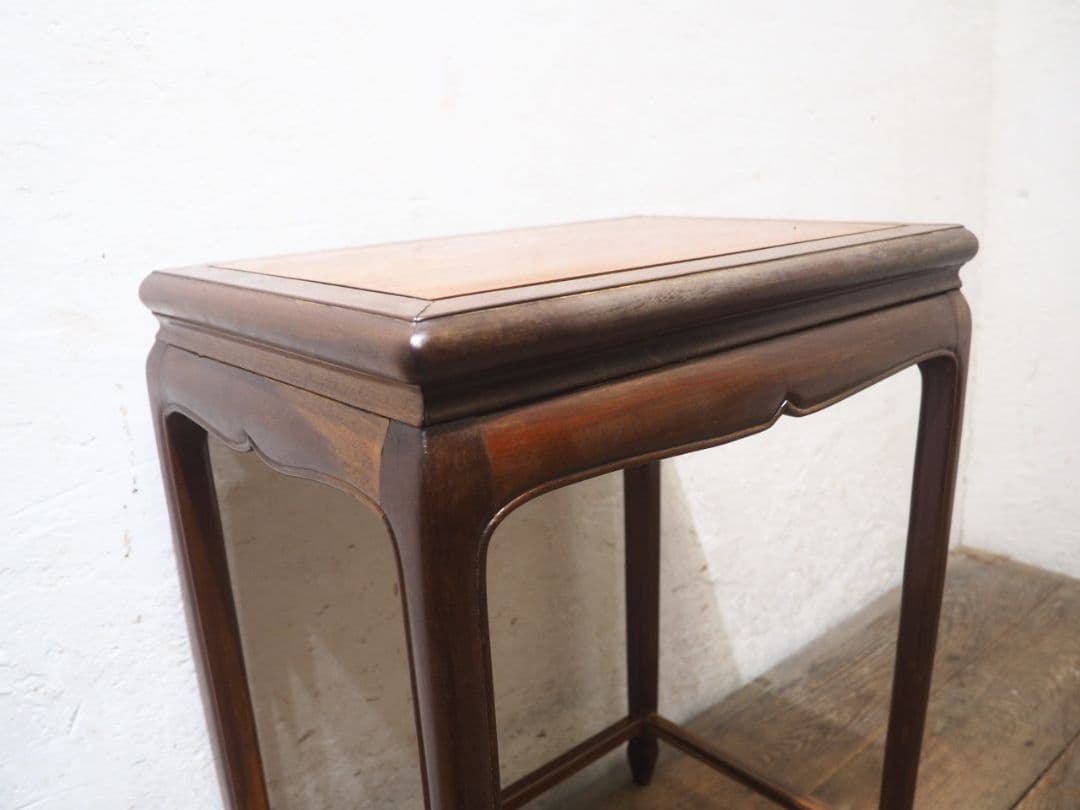 1271 レトロなサイドテーブル　展示台　陳列台　花台　骨董　アンティーク　古木