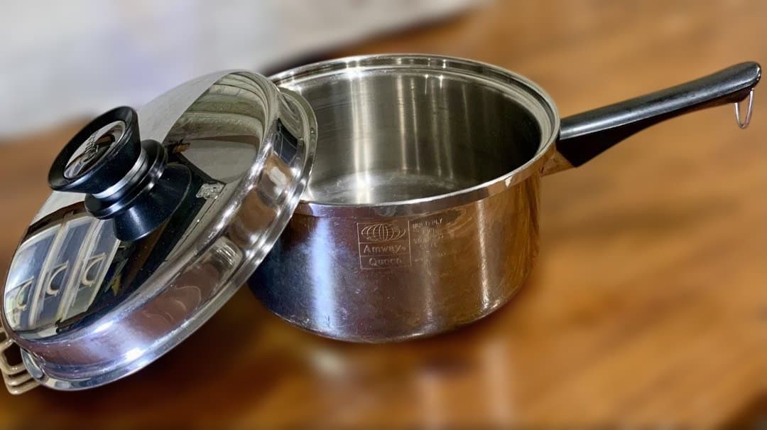 Amway Queen/IH/6Lシチューパンセット/大フライパン/大片手鍋