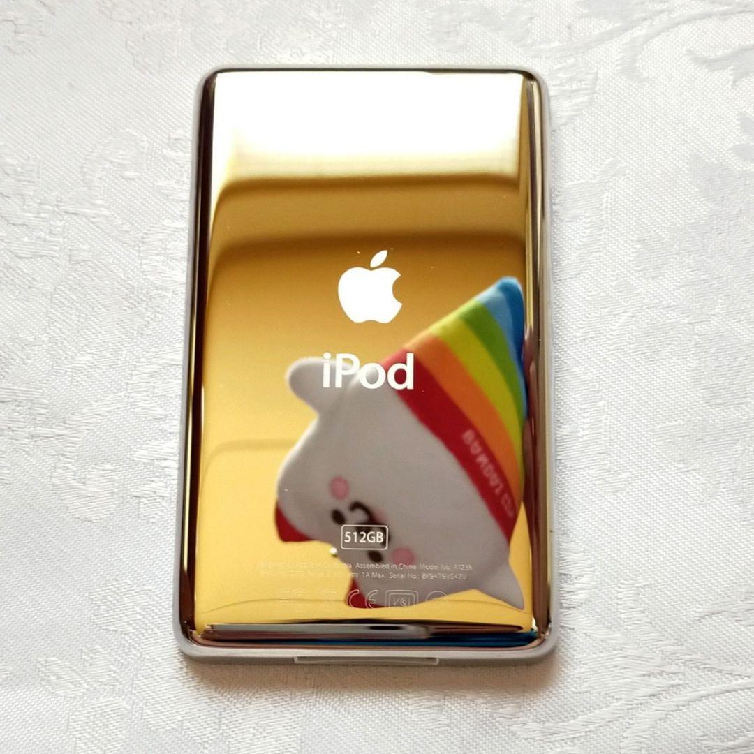 【美品】【大容量化】iPod Classic 第7世代 シルバー 512GB