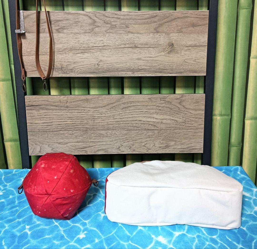 もんちゃんです　りんごバッグ　ウサギりんごバッグ　餃子バッグ