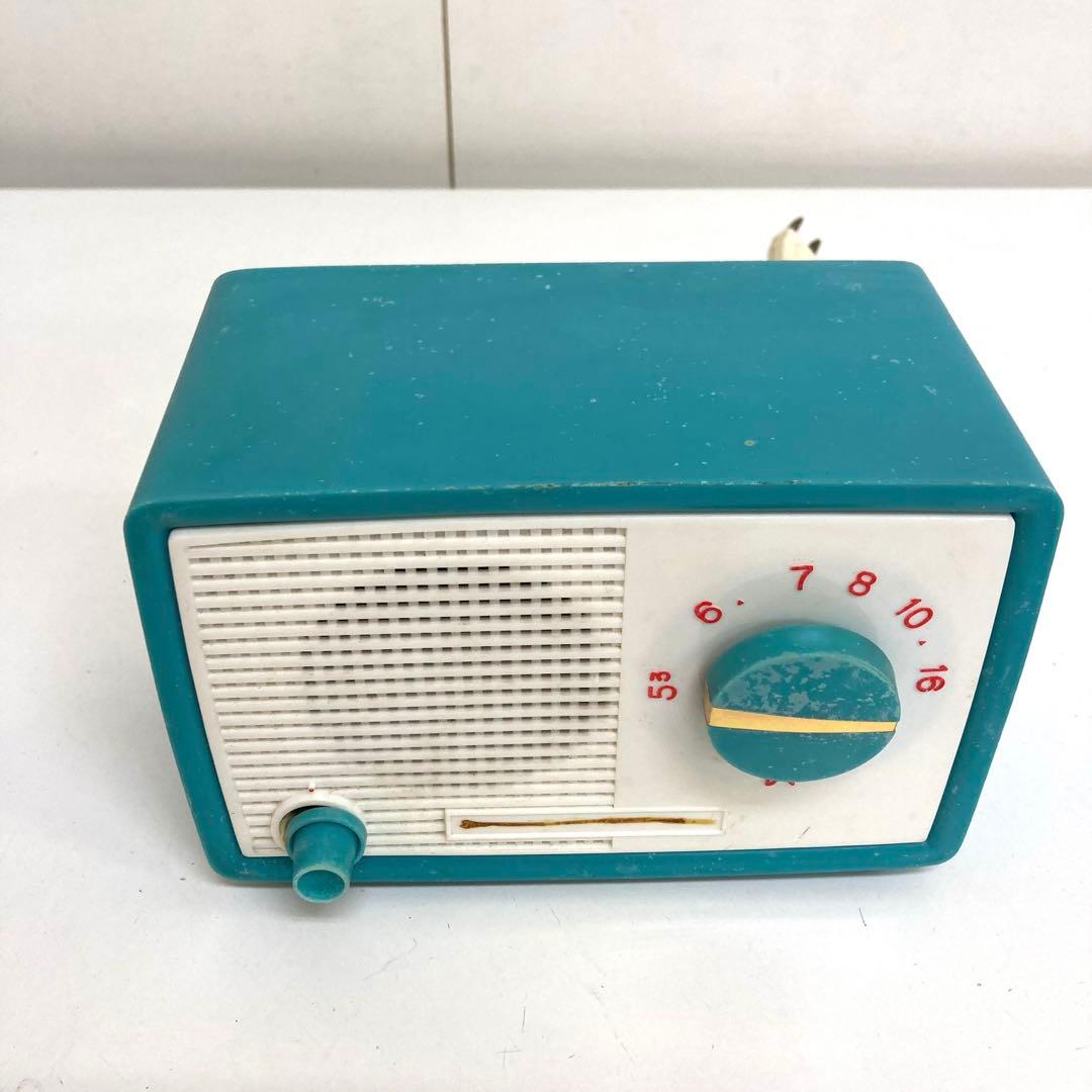 A213-7 YAZAKI 真空管ラジオ アンティーク 昭和レトロ ジャンク