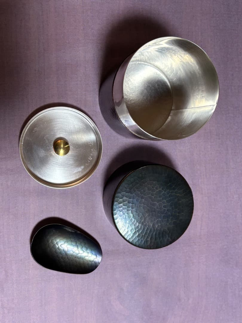 玉川堂 GYOKUSENDO　茶筒と茶箕