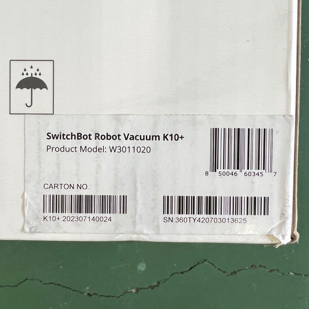 Switchbot W3011021 ロボット掃除機 K10+