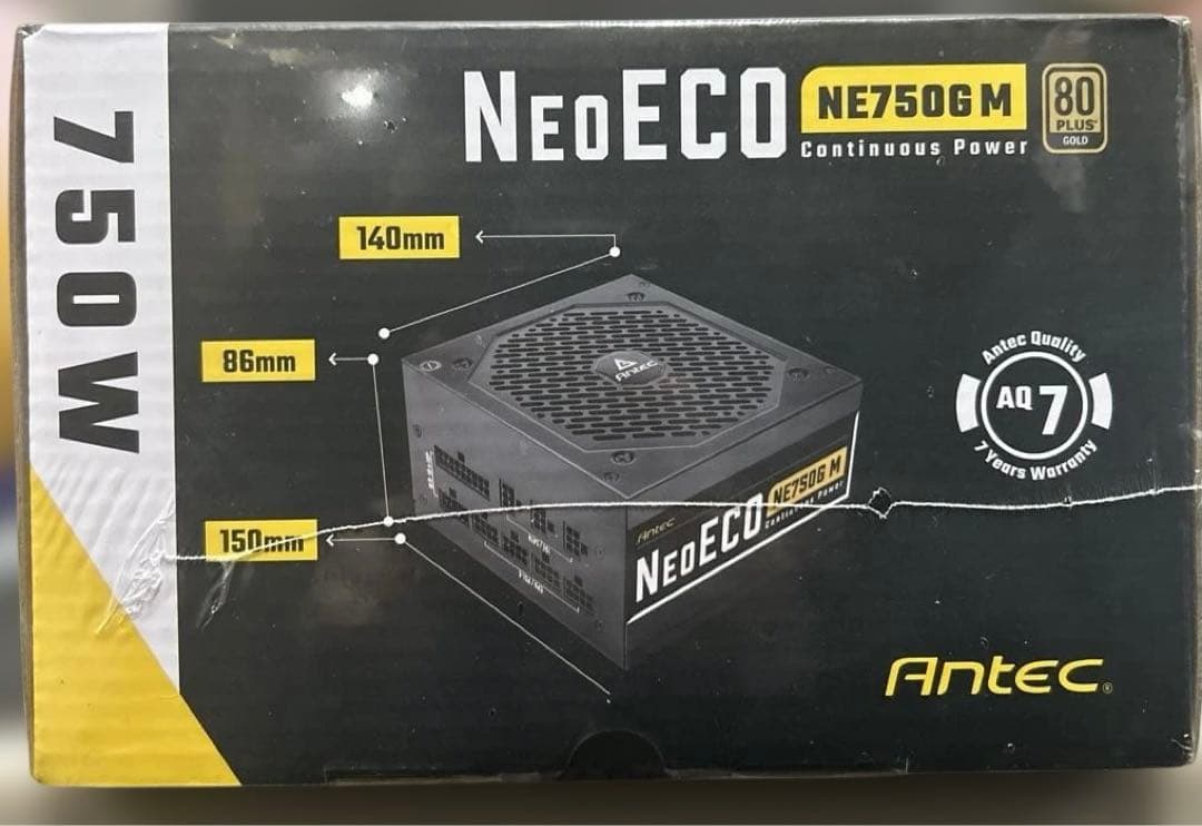 電源ユニット Antec NeoECO NE750G M 80+