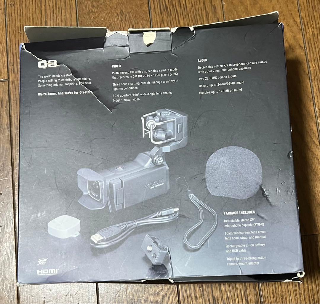 ZOOM Q8 ズーム ハンディビデオレコーダー