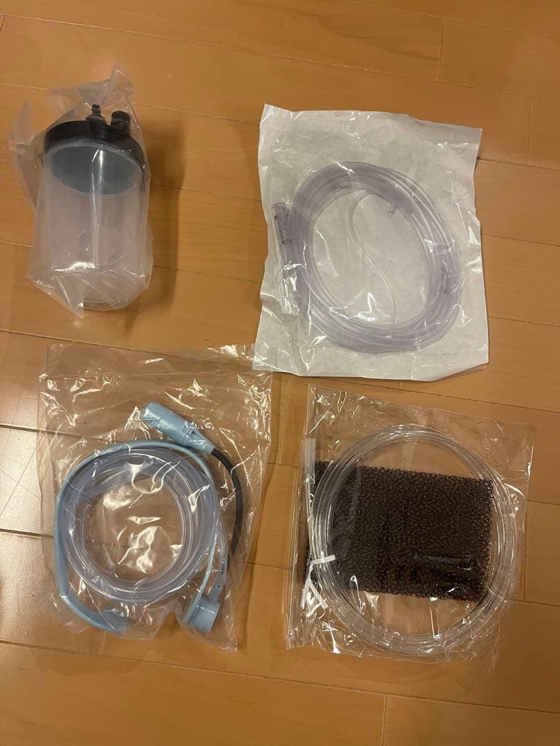 ユニコム　酸素濃縮器オキシランド・酸素濃度計の2点セット➕ 延長チューブ8m