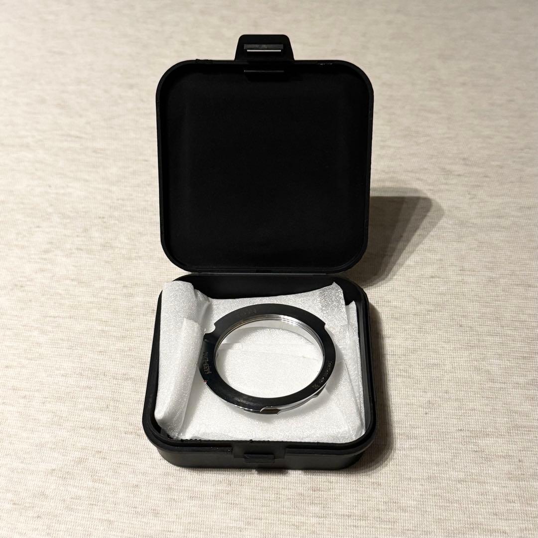 elmar 50mm f3.5 整備済み + フードVALOO・L/Mリング