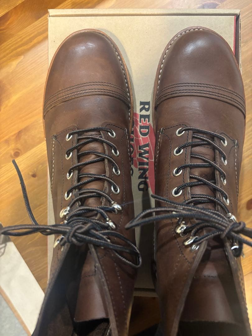 美品　レッドウィング　8111 アイアンレンジャー　アンバーハーネス