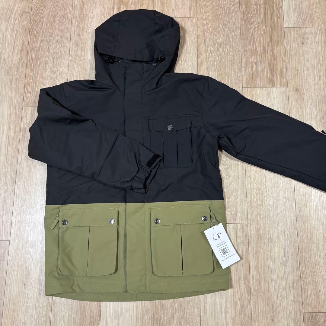 新品　OP スノーウェア ★ジャケットのみ★ Sサイズ　黒／カーキ