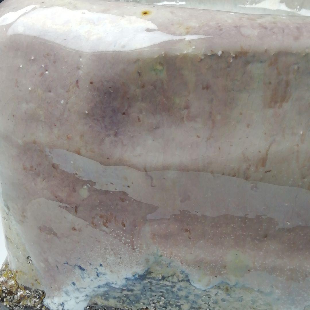 Ｔ８９３　水指　『萩焼』『吉田仙萩 造』　共箱　茶道具