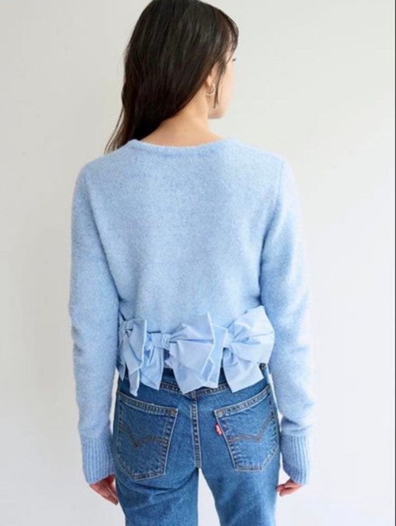 【スナイデル】リボンモチーフカーディガン