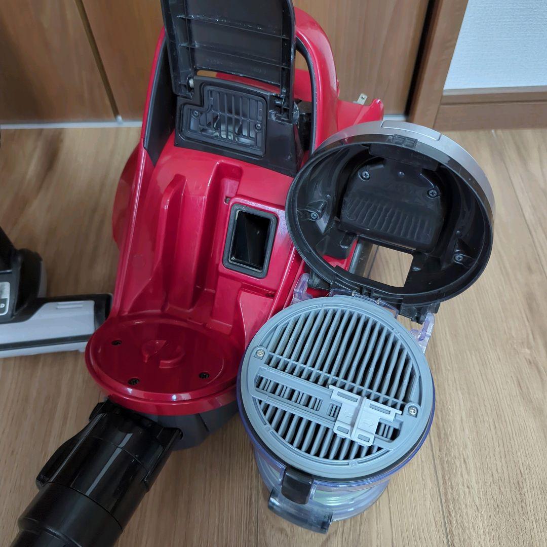 日立 HITACHI サイクロン掃除機 CV-SV90H 21年製 日本製 赤