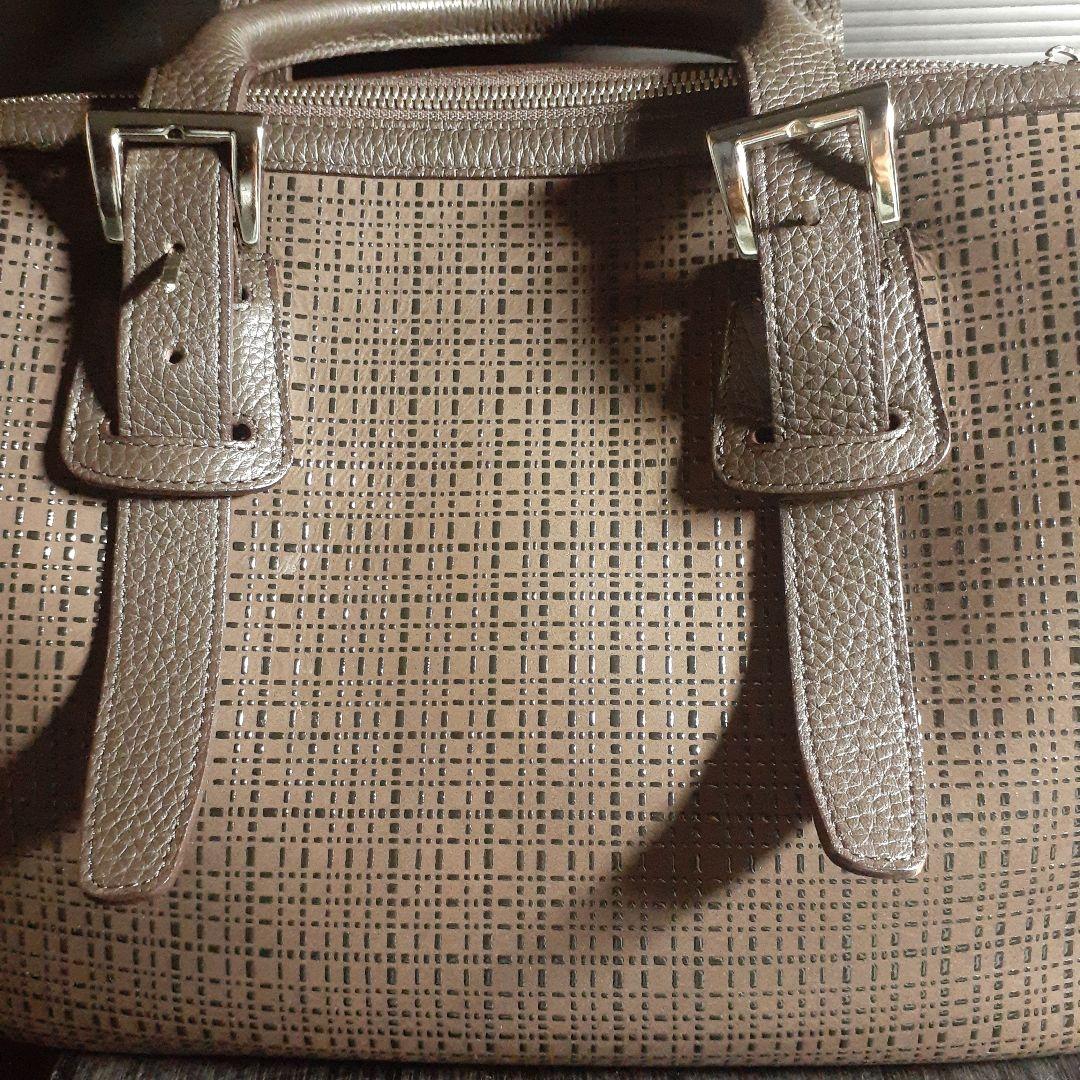 印傳屋の甲州印傳ボストンバッグ(未使用品)