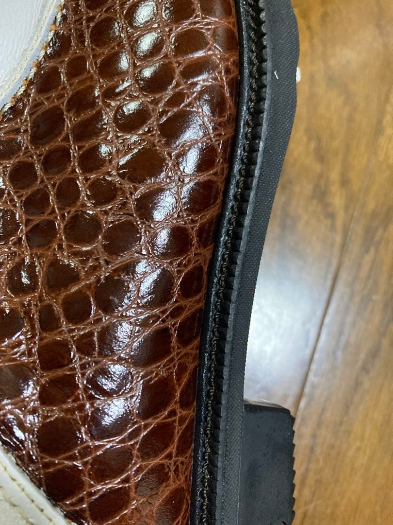 FOOTJOY FJ ICON ゴルフシューズ ホワイト/ブラウン