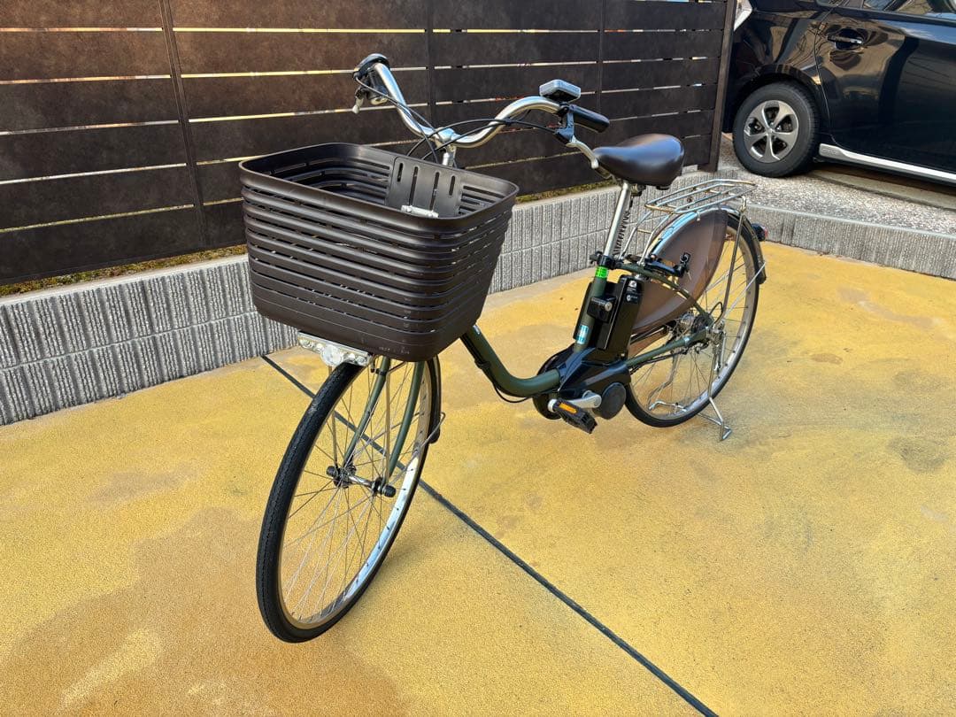 ⭐︎きなこもちさん⭐︎ ★値下げ！！【引き取り】電動アシスト自転車 ダークグリーン