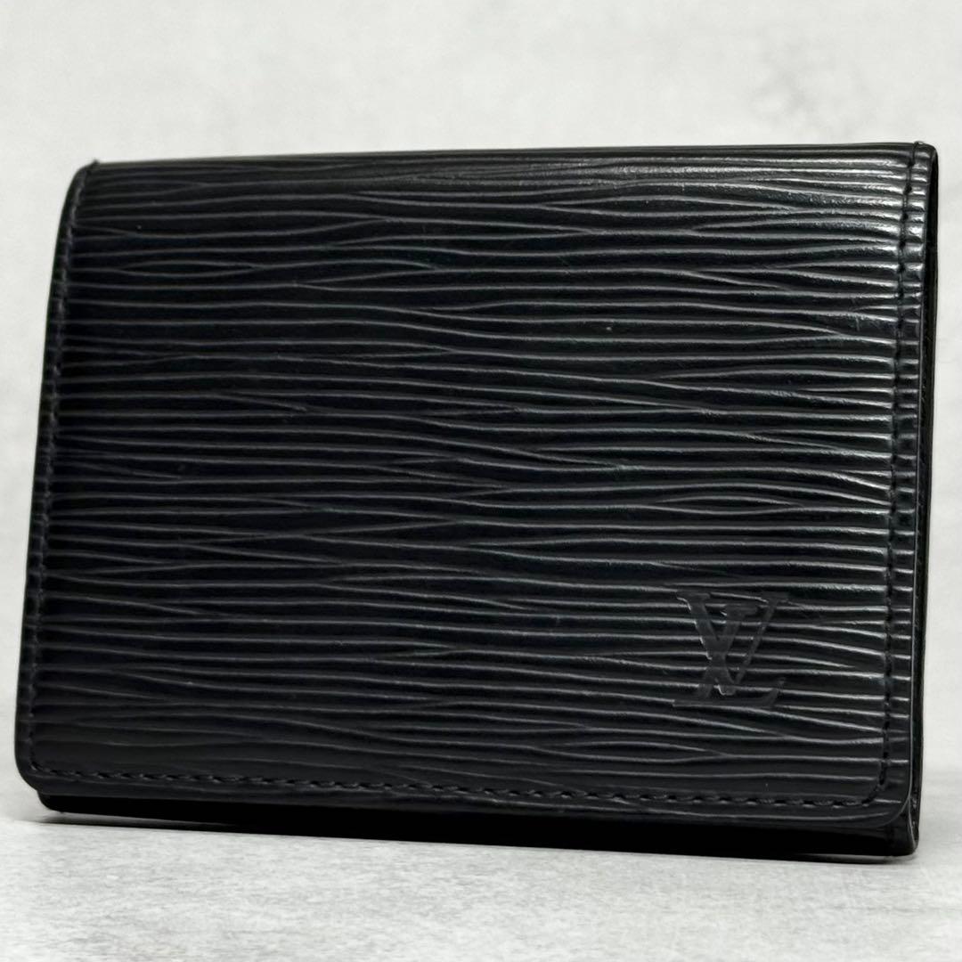 極美品 ルイヴィトン エピ アンヴェロップカルトドゥヴィジット 名刺入れ