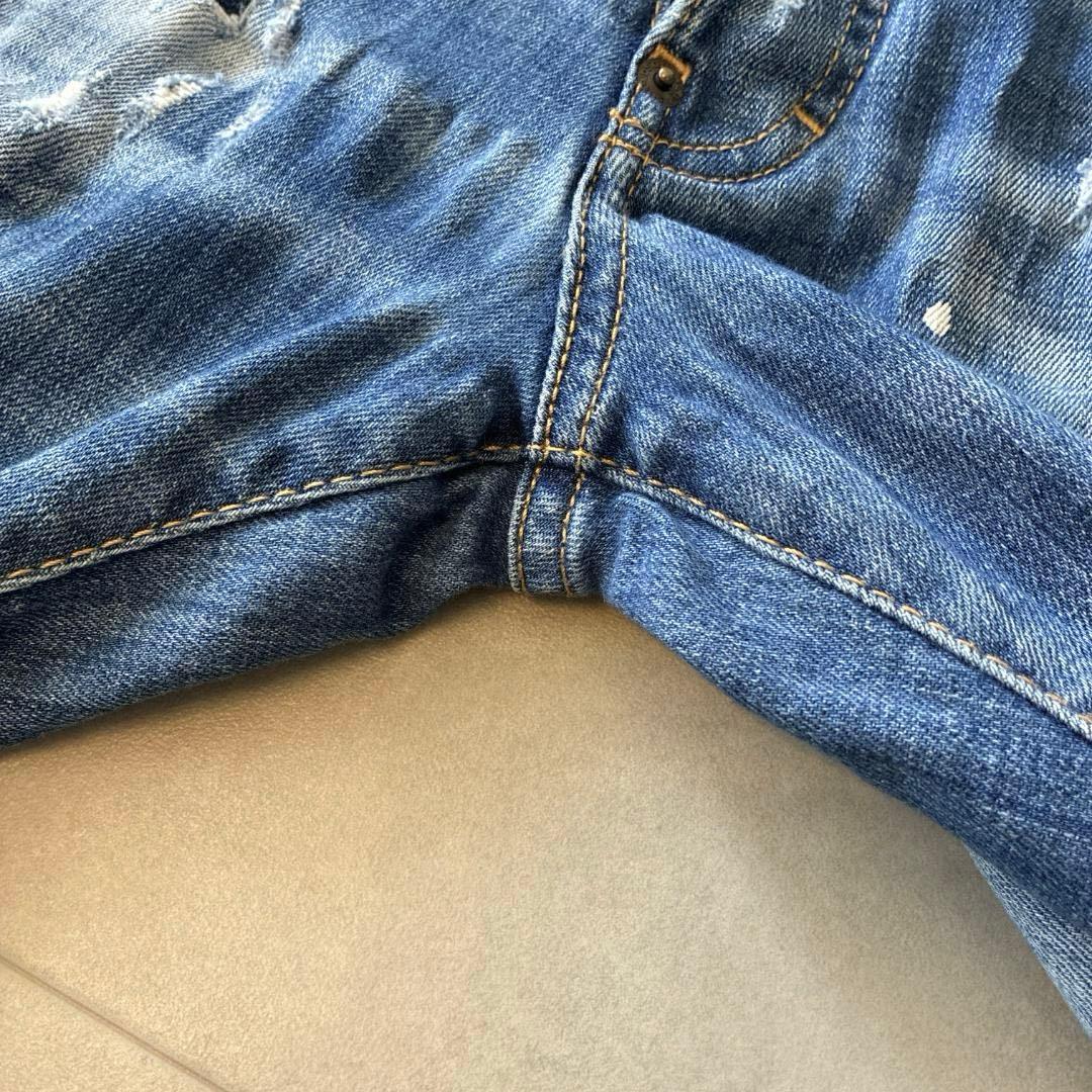 井上尚弥着用モデル DSQUARED2 スケータージーンズ ダメージデニム 42
