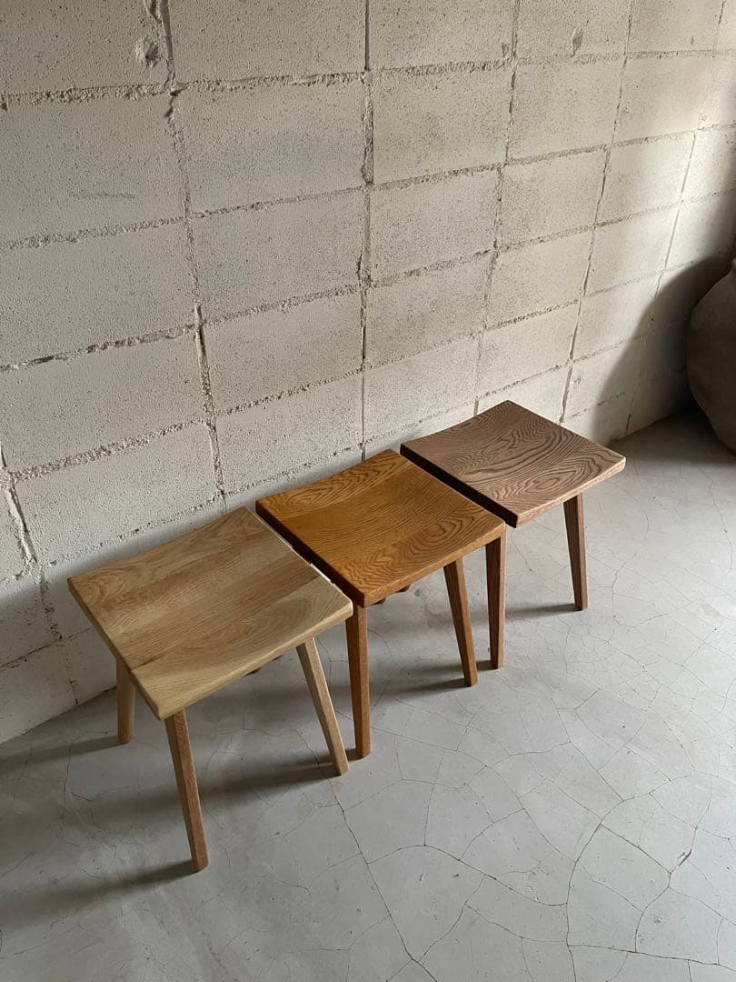 keikei リフレッシュタイプチェア　ロータイプ　オーク無垢　メープル色