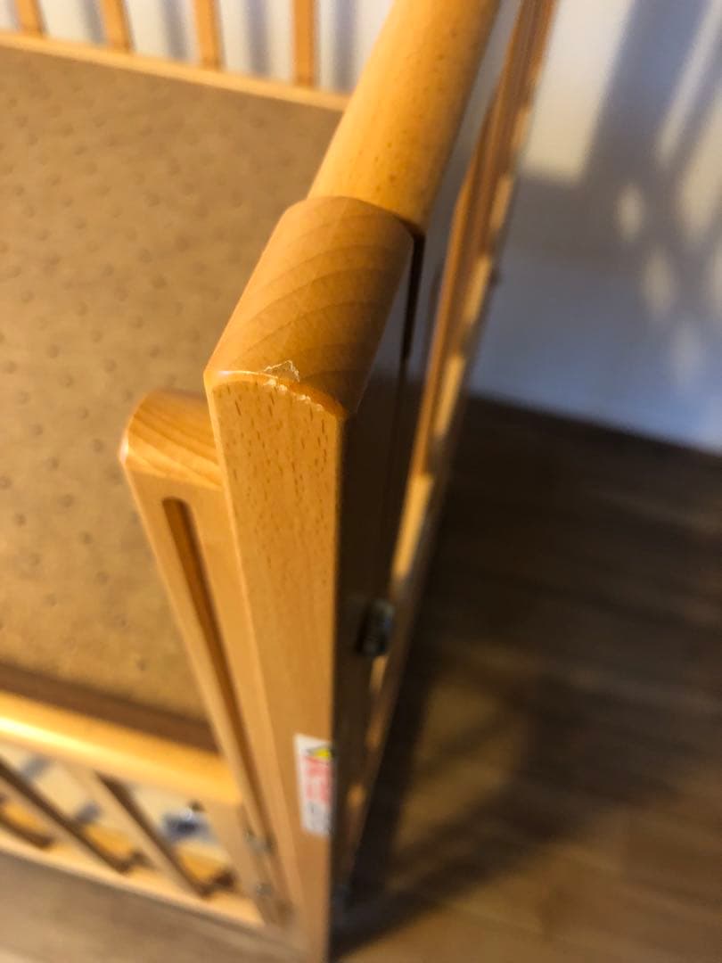 ハイタイプベッド ツーオープン(ナチュラル) KATOJI ベビーベッド