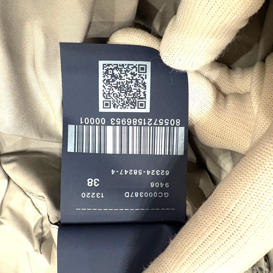 ☆新品☆HERNO テクノタフタ ギャザーモッズコート 38 GY