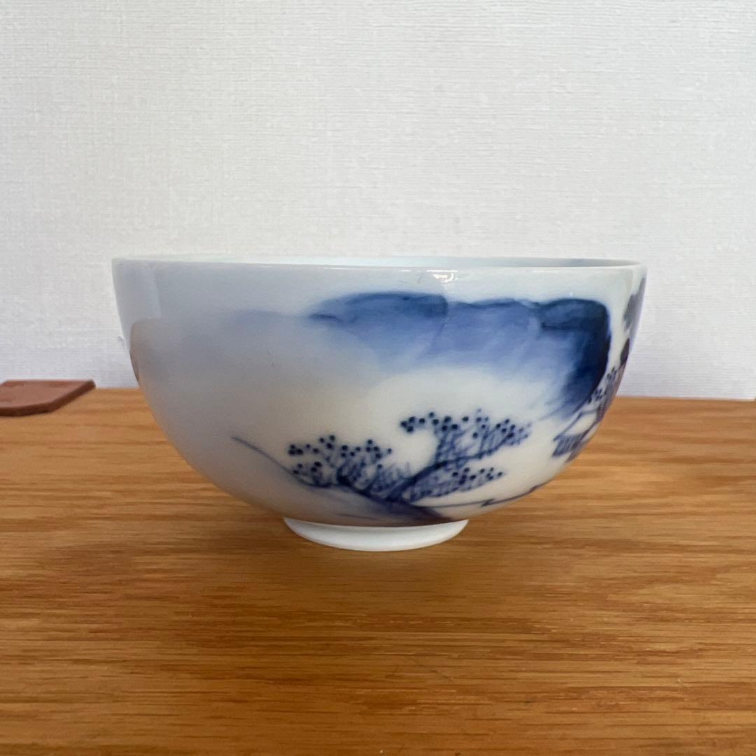 茶道具　平安竹泉　茶碗4客　急須