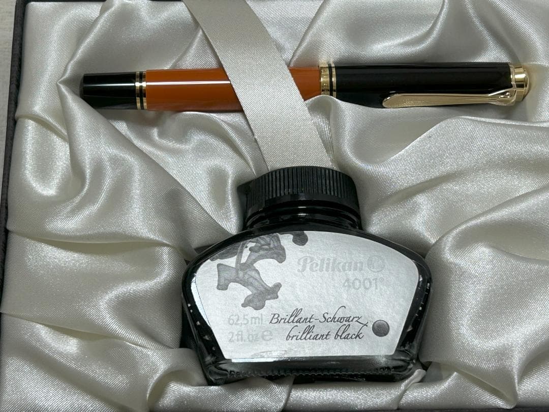 ペリカン スーベレーンM800バーントオレンジ 万年筆