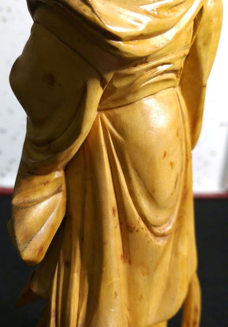 ☆★☆【期間限定特価！古美術 木彫り天女】