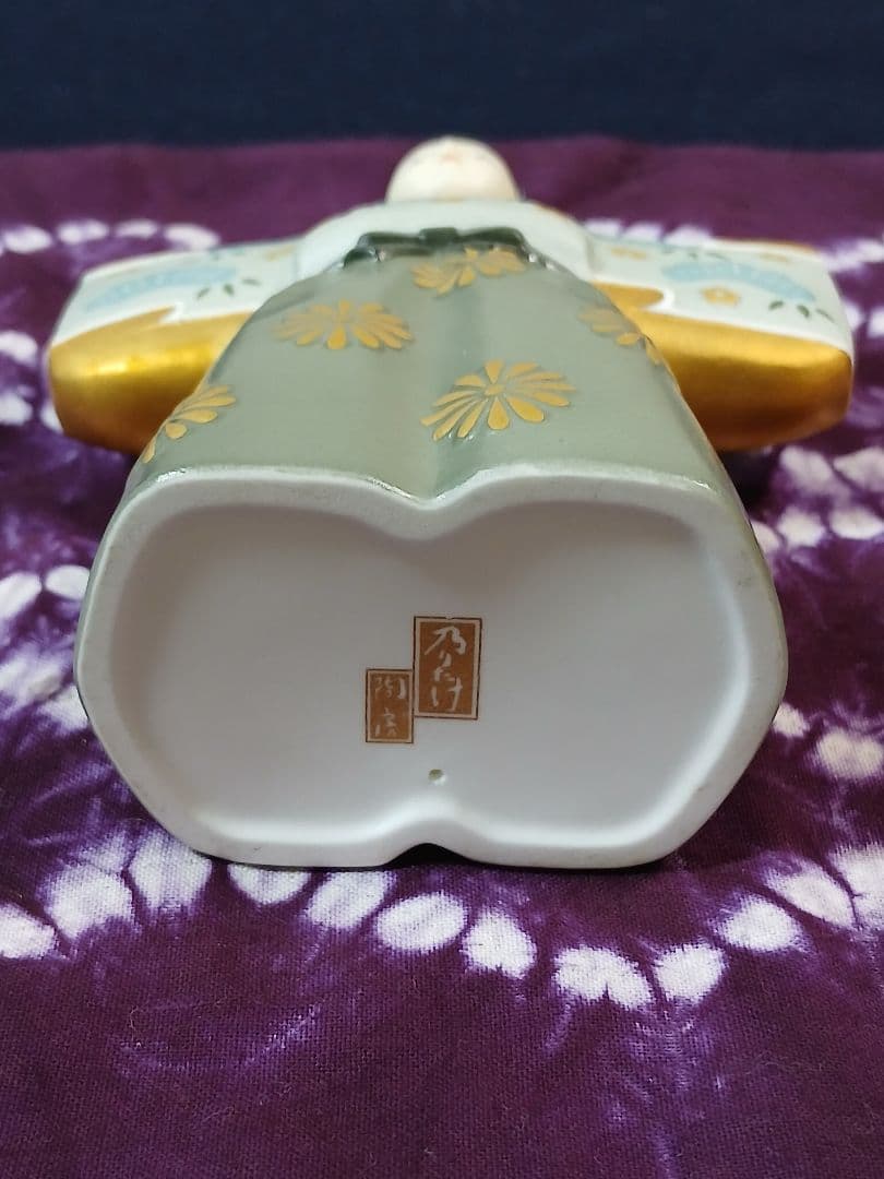 雛人形 立雛のりたけ　陶器製　ヴィンテージ